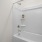 a spacious shower