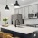 Modern kitchen at Avery new townhomes in Charlotte, NC